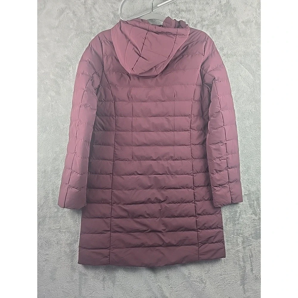 MICHAEL KORS Hooded Packable Puffer Jacket Womens Size S Purple Designer - Picture 2 of 11